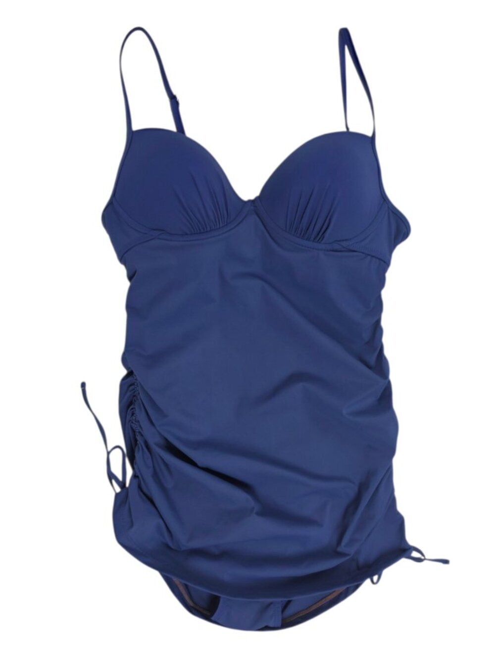 SPANX Love Your Assets Ruched Side Push Up Underwire One Piece Swimsuit, Size M